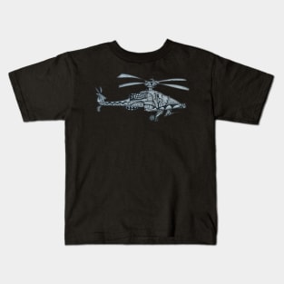 Apache Helicopter Kids T-Shirt